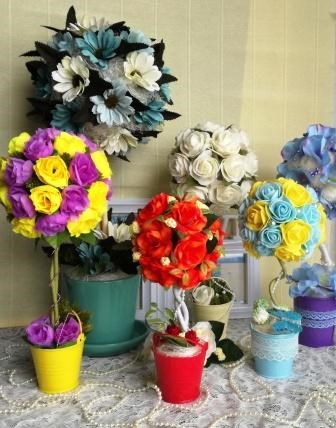 Топиарии : Топиарий "Роза"